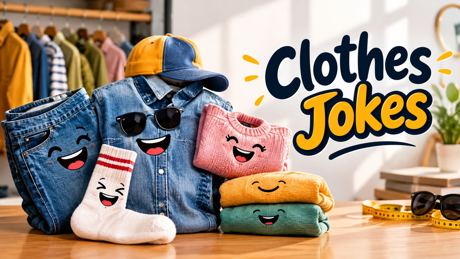 Hilarious Clothes Jokes + Jokes Generator