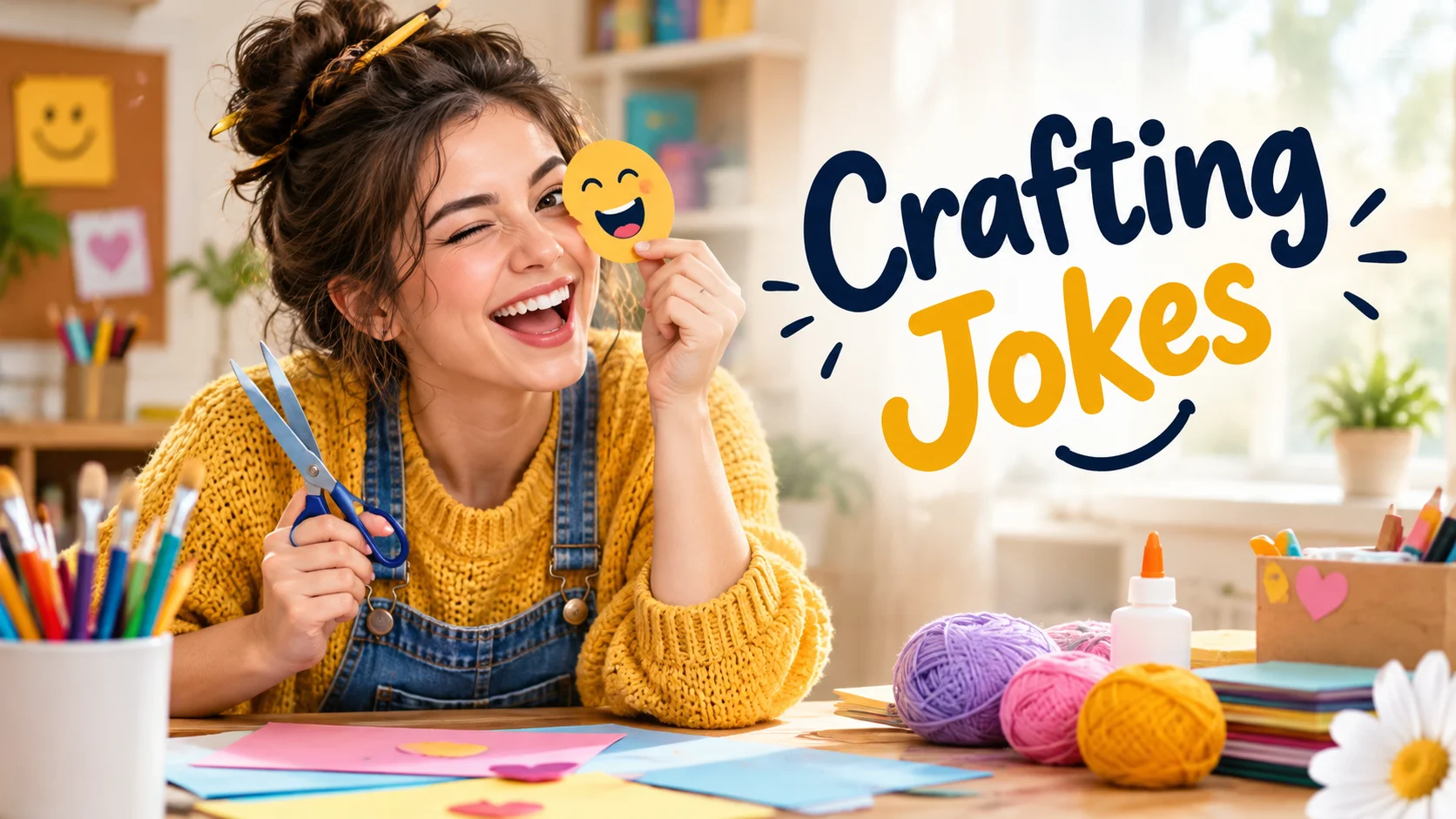 Hilarious Crafting Jokes + Jokes Generator