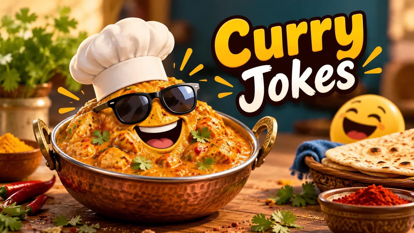 Hilarious Curry Jokes + Jokes Generator