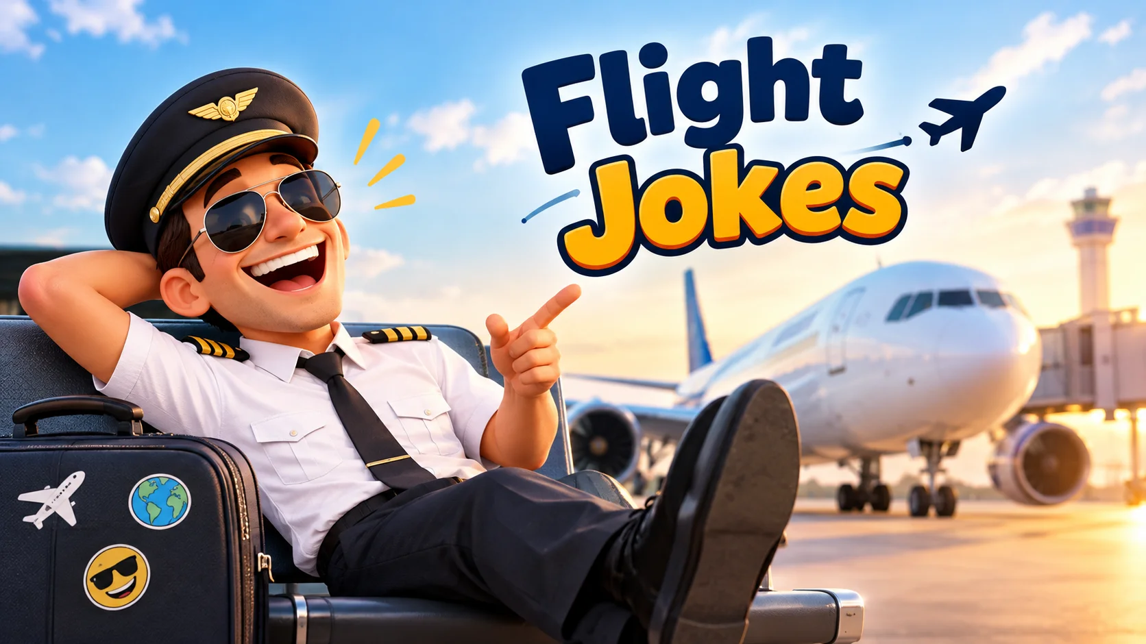 Hilarious Flight Jokes + Jokes Generator