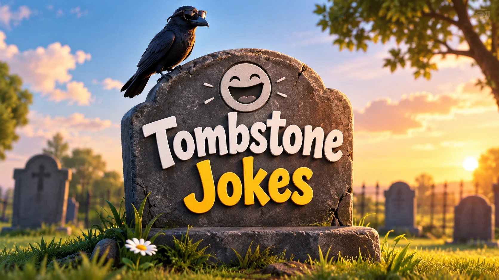 Hilarious Tombstone Jokes + Jokes Generator